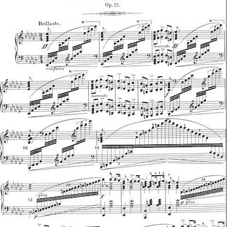 SCHUECKER Edmund : Mazurka für Harfe Op. 12 - HR 187