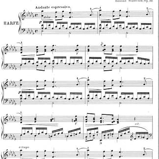 SCHUECKER Edmund : Serenade für Harfe Op. 10 - HR 185
