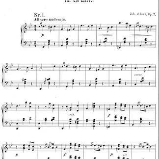 SNOER Johannes : 3 Kleine Stücke Op. 7 - HR 184