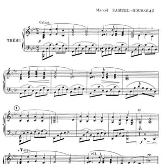 SAMUEL-ROUSSEAU Marcel: Variations Pastorales sur un Vieux Noel
