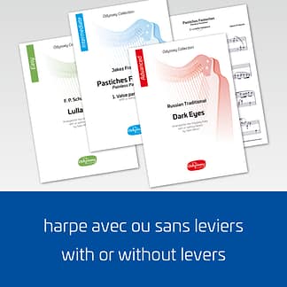 Odyssey Collection: sheet music for small harp with or without levers