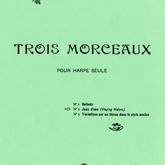 SALZEDO Carlos: Jeux d'eau