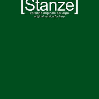 EINAUDI Ludovico : Stanze, Original Version for Harp NR13647000