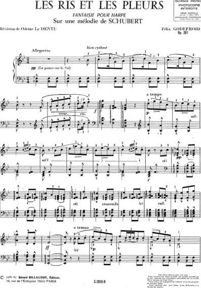 sur des mélodies de Schubert 6 n°4 : Les ris et les pleurs