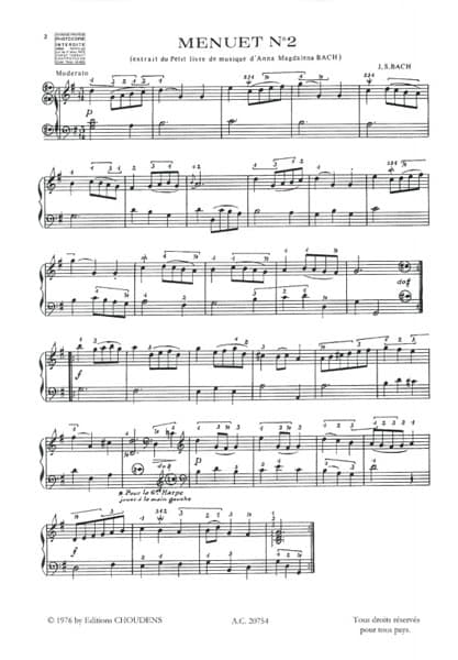 BACH, Johann Sebastian: 4 Stücke/Etcheverry dont Prelude