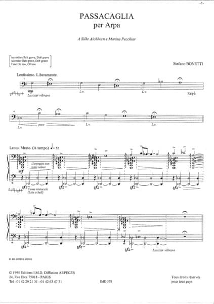 BONETTI Stefano : Passacaglia