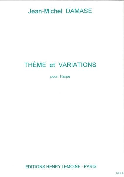 DAMASE Jean-Michel : Theme et Variations