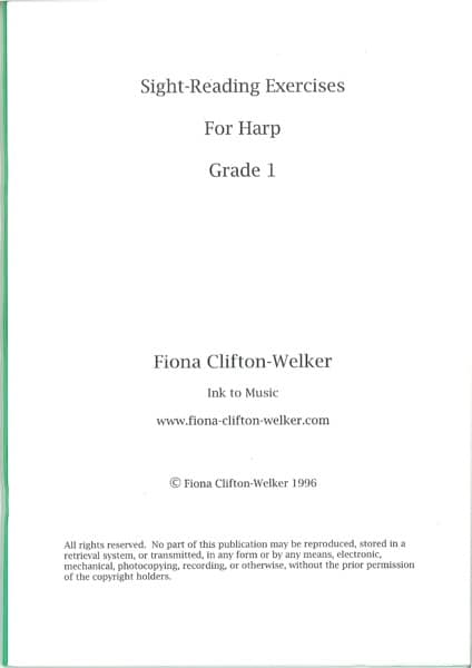 CLIFTON-WELKER Fiona: Sight-Reading Exercises - Stufe 1