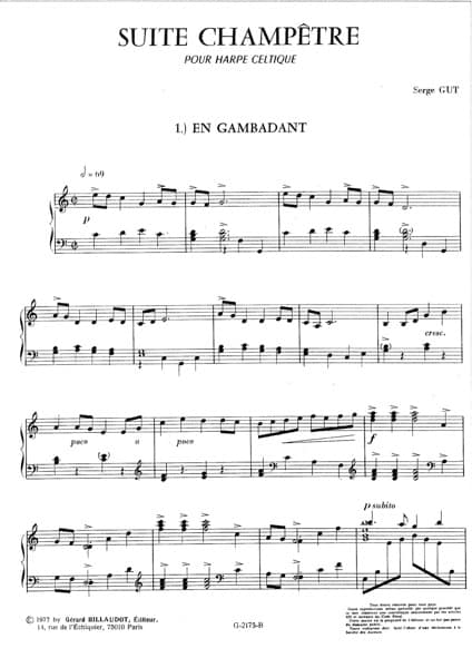 GUT Serge : Suite Champetre LH