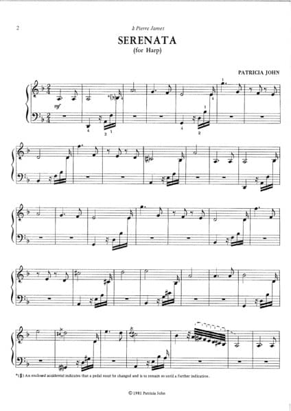 JOHN Patricia : Serenata