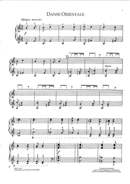KHATCHATOURIAN Aram : Oriental Dance and Toccata for harp