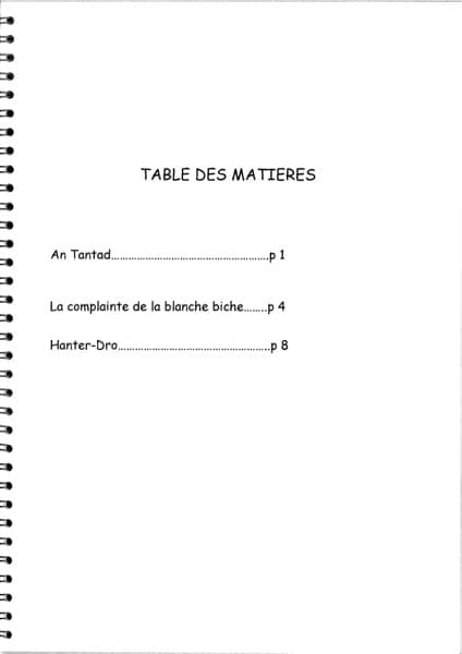 LARC'HANTEC M : Musique Trad en Duo - Complainte Blanche Biche
