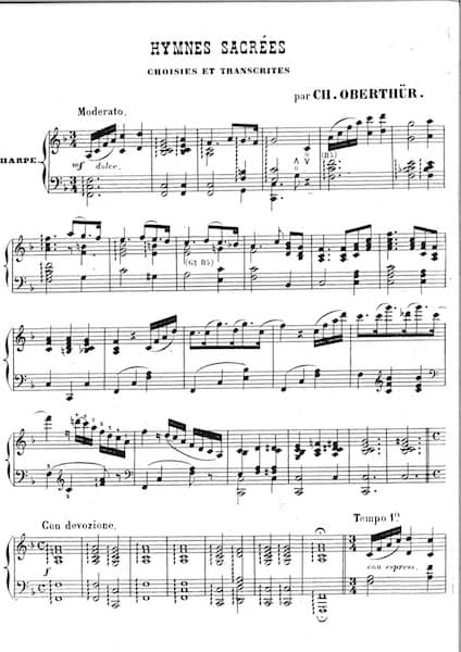 OBERTHUR Charles : Hymnes Sacrees - HR 135