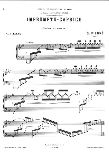 PIERNE Gabriel : Impromptu Caprice