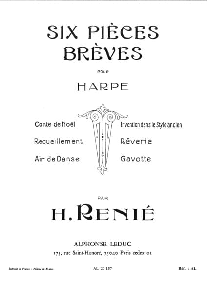 RENIE Henriette : 6 Pieces Breves