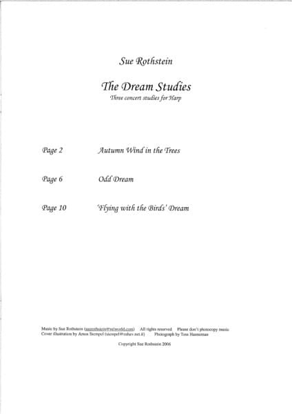 ROTHSTEIN Sue : Dream Studies