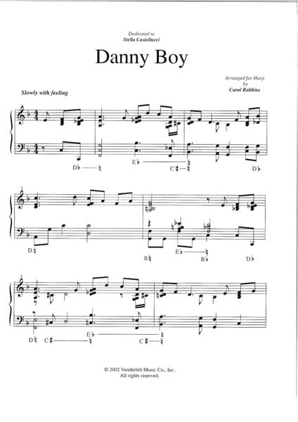 ROBBINS Carol : Danny Boy (Jazz-Arrangement)
