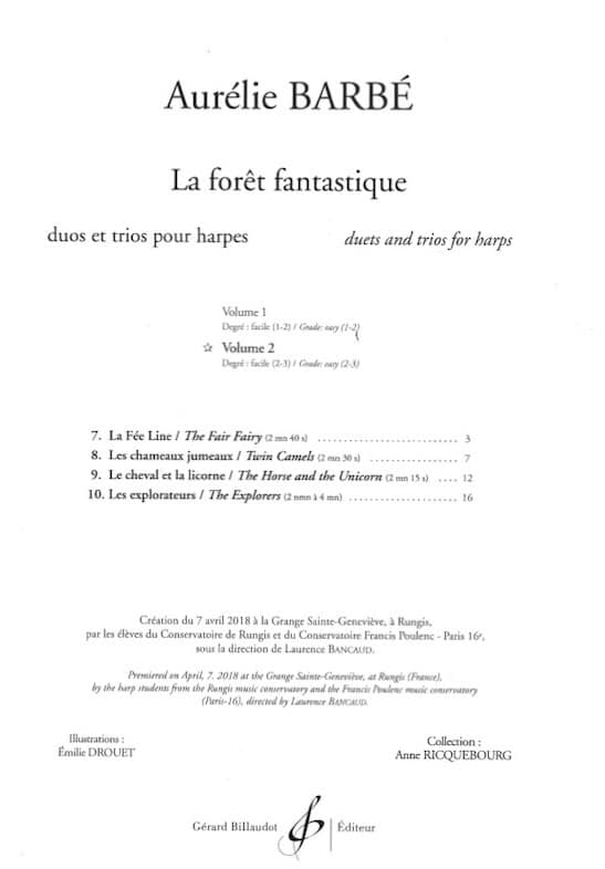 BARBE Aurélie : La fôret fantastique Volume 1