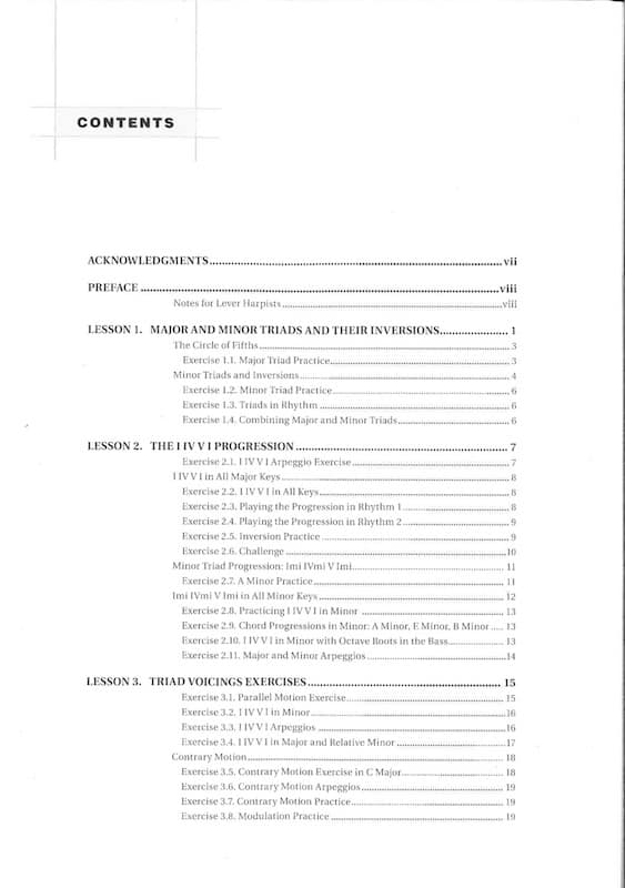 POMERANZ Felice : Berklee Harp - Jazz harp method for Pedal or Lever Harpists - Image 2