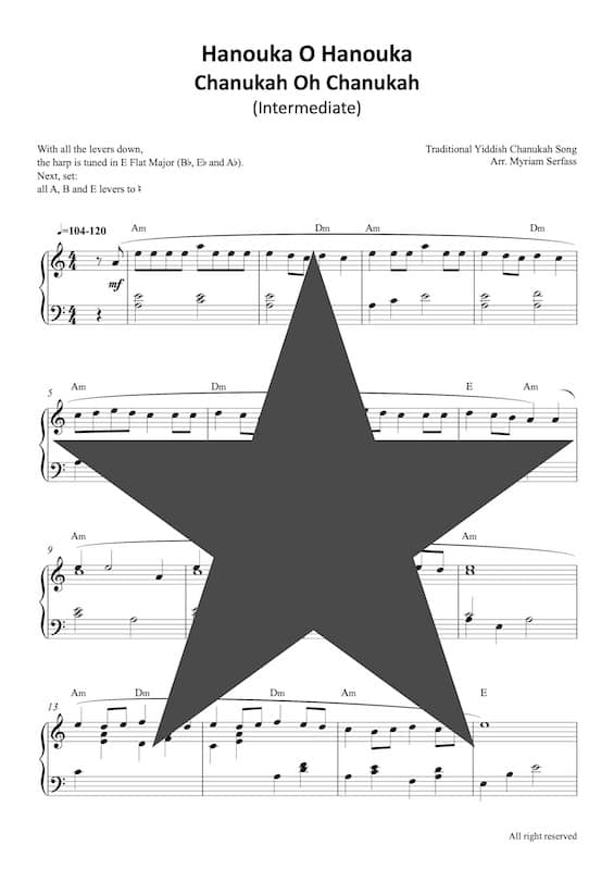 Hanouka O Hanouka, arrangement de Myriam Serfass – Image 2
