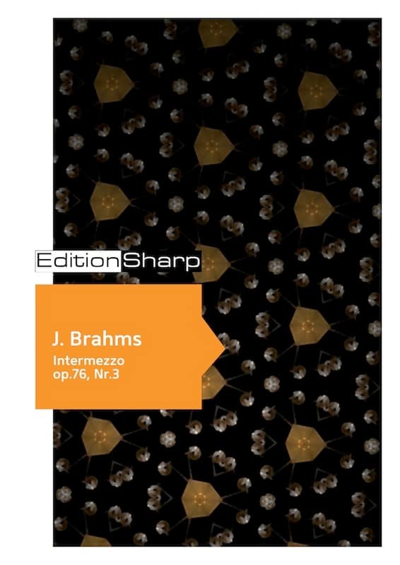 BRAHMS J. : Intermezzo in As-Dur Op. 76, n°3 - Ar. STUDER C.