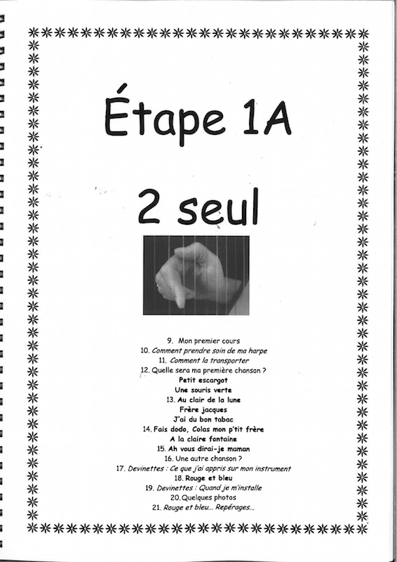 DELCAMBRE Eve : Les Chansons de Jacotte (harp tutorial in French) - Image 2