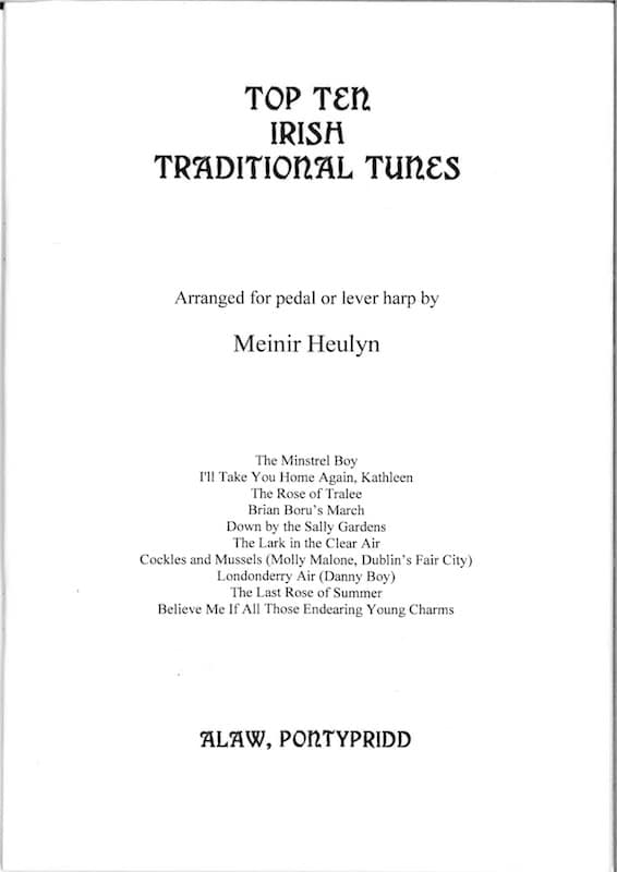 HEULYN Meinir : Top Ten Irish Traditional Tunes (Pedal or Lever Harp) - Image 2