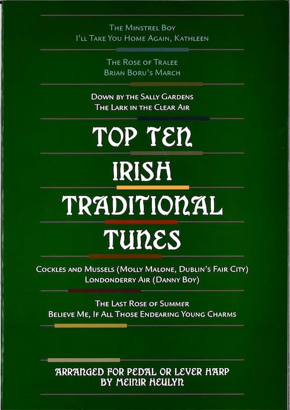 HEULYN Meinir : Top Ten Irish Traditional Tunes (Pedal or Lever Harp)