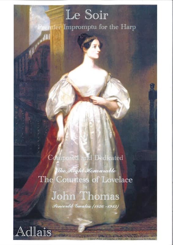 THOMAS John : Le Soir - Premier Impromptu for the harp