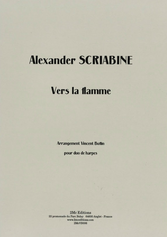 SCRIABIN Alexander: Toward the Light for 4 harps, arr. Vincent Buffin