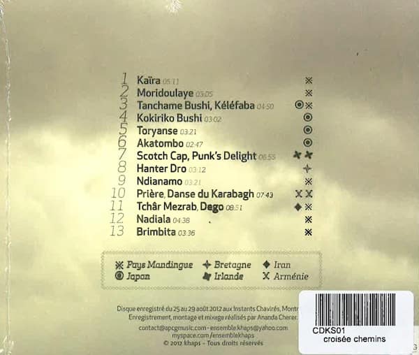 Khaps Ensemble : A la croisee des chemins (featuring Alice CISSOKHO, Celtic harp) - Image 2